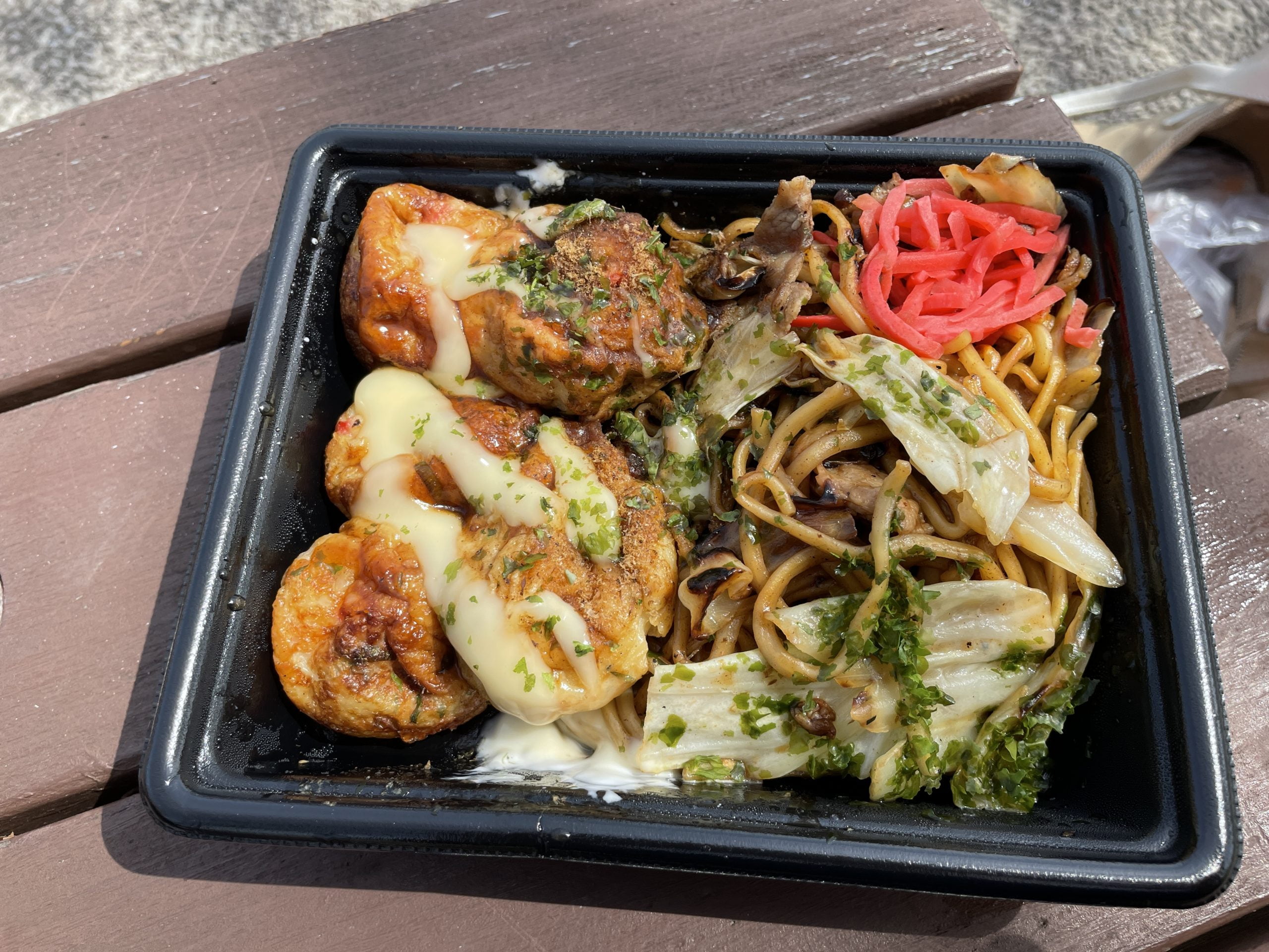 移転オープン]本場大阪のたこやき「道頓堀たこ八暖簾分け たこ秀」食べ